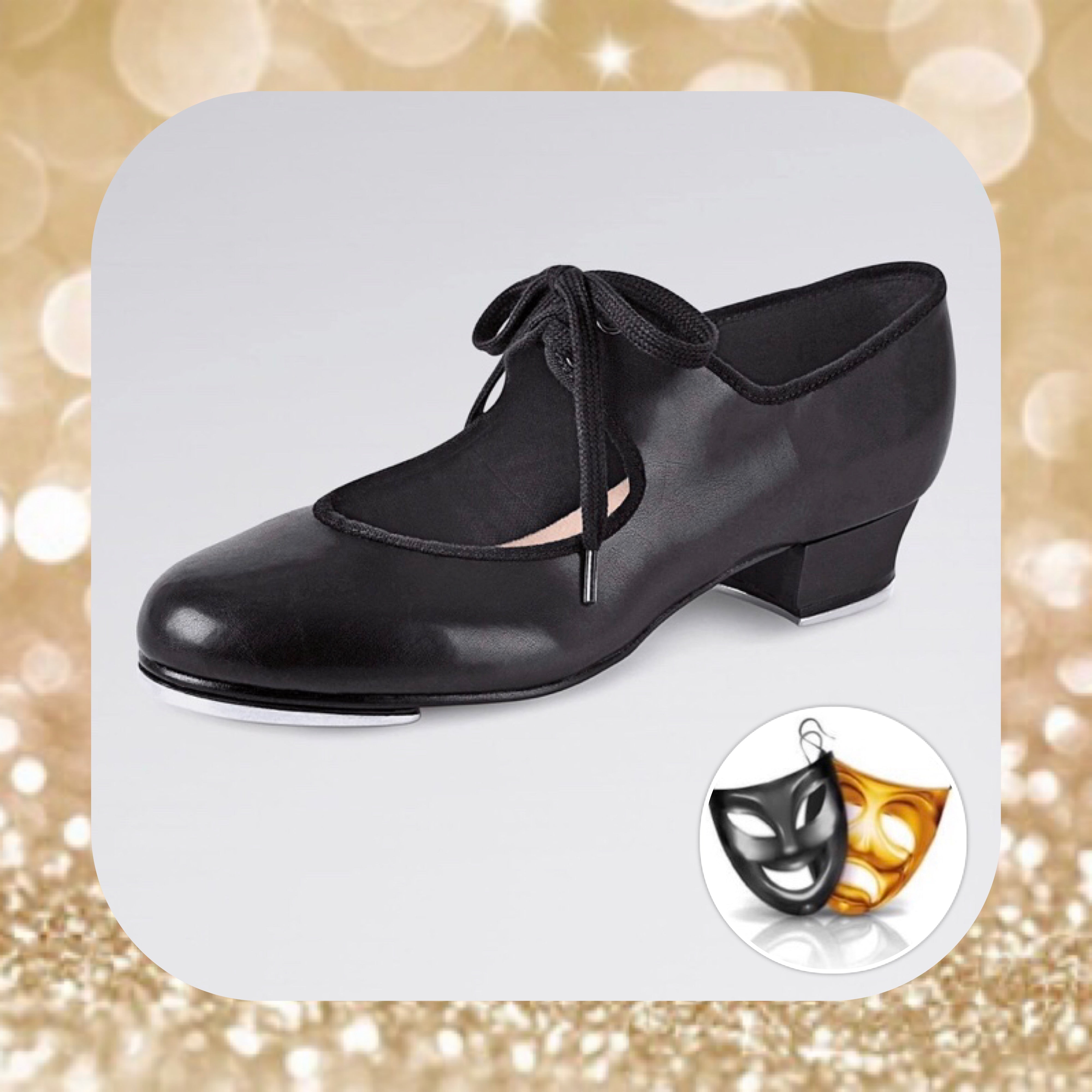 Junior Style Faux Leather Double Tap Shoes